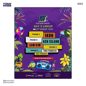 2023 Confirmed iKon, Sam Kim, Ash Island