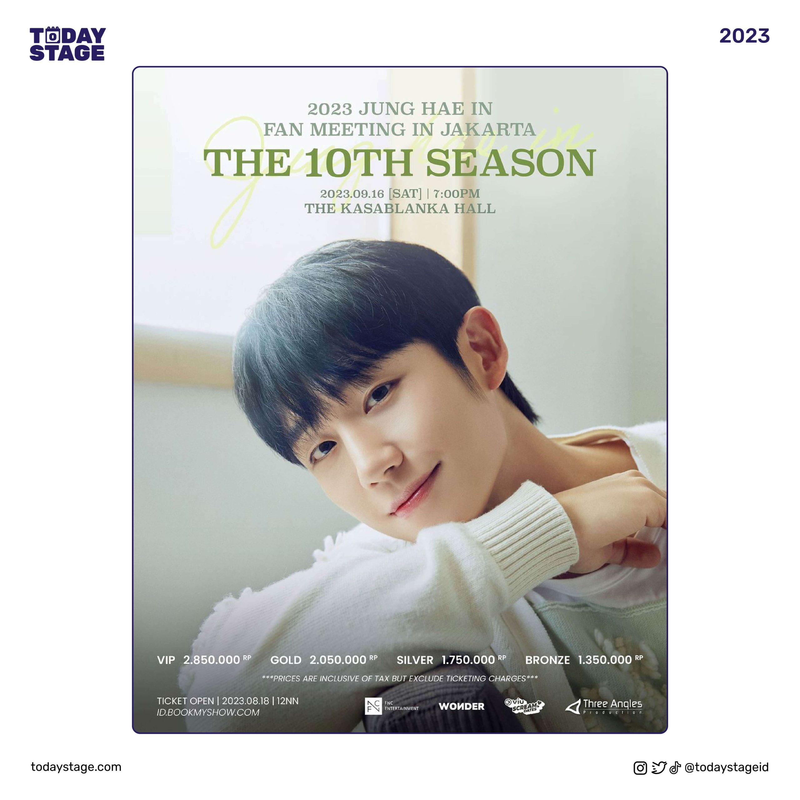 Jung Hae In Fan Meeting in Jakarta: Soon to Meet Indonesian Fans