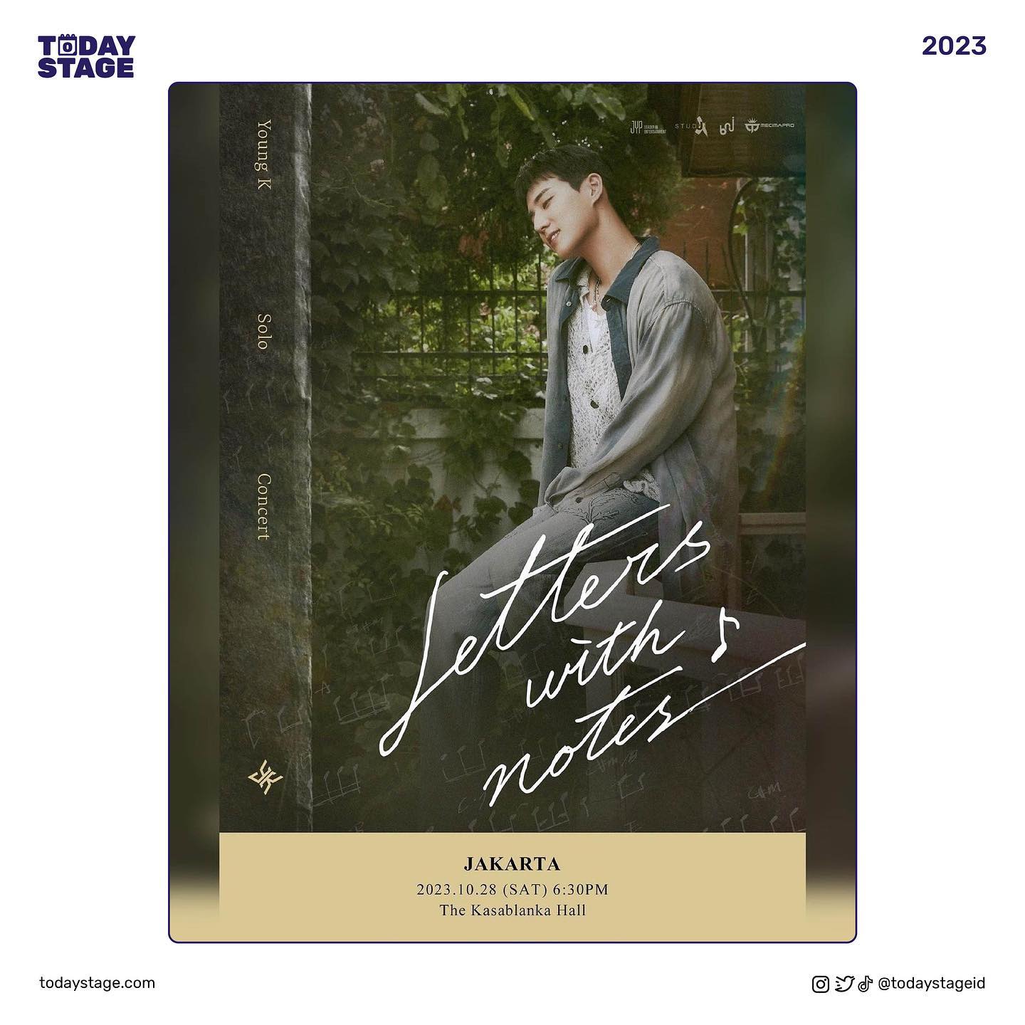 Young K is Ready to Get Emotional with Indonesian MY DAY at the Letter With Notes Concert in Jakarta!