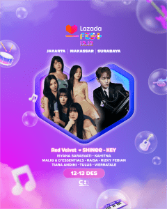 Lazada Brings Red Velvet and SHINee’s KEY For Lazada Fest 12.12 Music Concert!