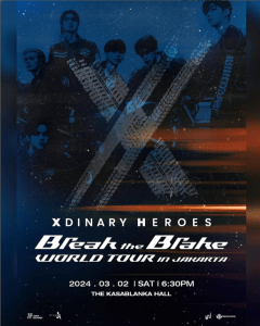 Villains Indonesia! Get ready for Xdinary Heroes ‘Break the Brake World Tour’ in Jakarta!
