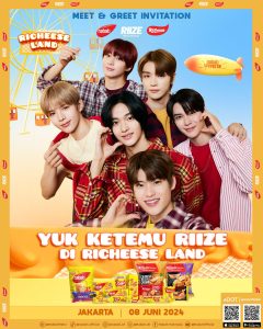 RIIZE Ready Back To Indonesia Through a Meet & Greet at Richeese Land!