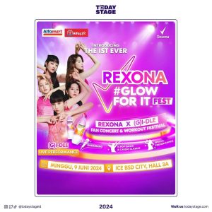 Ready To Greet Indonesian Fans, (G)I-DLE Ready To Rock REXONA #GLOWFORIT Fest!