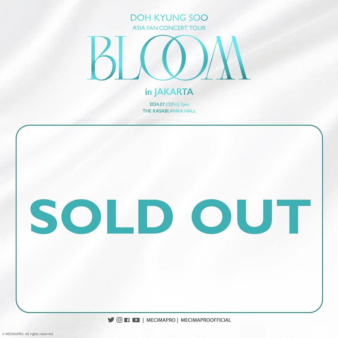 doh kyung soo ticket sold out