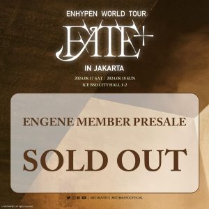 ENHYPEN Concert in Jakarta, Presale Membership Has Sold Out Quickly!