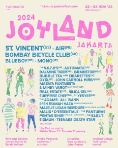 Joyland Jakarta 2024 Announces Phase 1 & Phase 2 Lineup, Any of Your Favorite Artists?