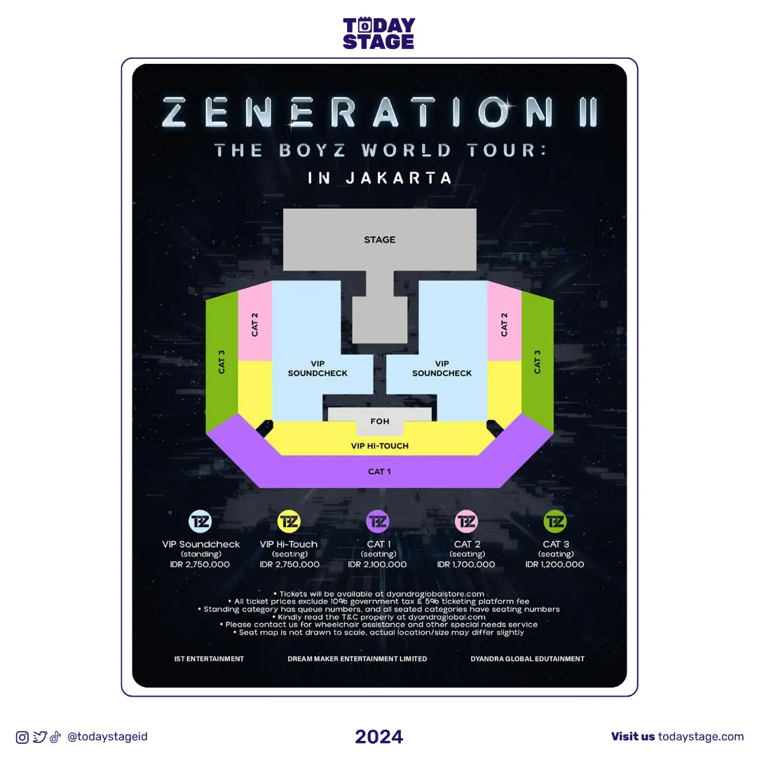 The Boyz 2024 Concert in Jakarta ticket