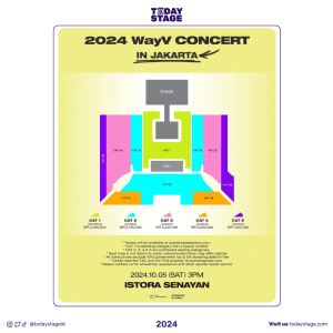 FINALLY RELEASED HERE ARE THE PRICES. SEATPLAN AND BENEFIT WayV CONCERT [ON THE WAY] IN JAKARTA