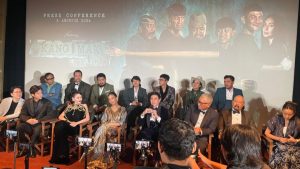 Mario Maurer and Davika Hoorne give praise after watching Kang Mak from Pee Mak at Jakarta Gala Premiere