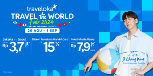 Get an Exclusive Opportunity to Meet Ji Chang Wook and Make Your Dream Vacation Come True at Traveloka Travel the World Fair 2024!