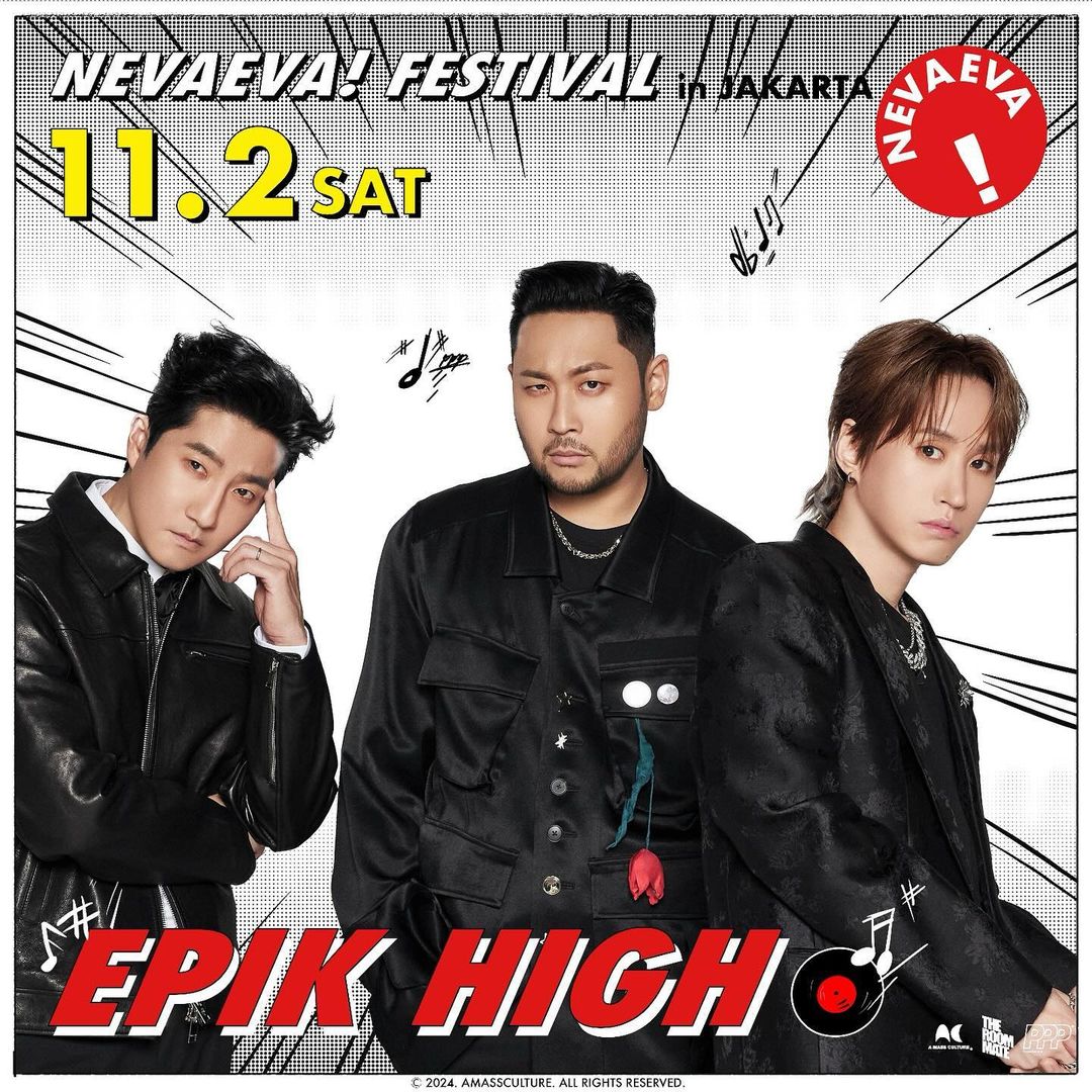 HEIZE and EPIK HIGH to Perform at NEVAEVA! Festival Jakarta