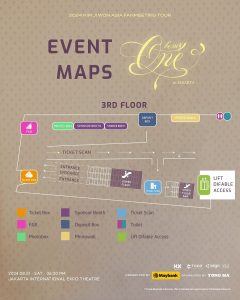 Find Your Seat and Explore Detailed Venue Map for Kim Jiwon Be My One in Jakarta