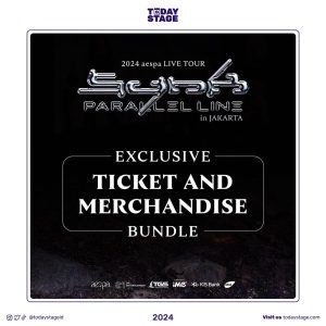Get a Limited Exclusive Ticket and Merchandise Bundle Set For 2024 aespa LIVE TOUR – SYNK: PARALLEL LINE in Jakarta