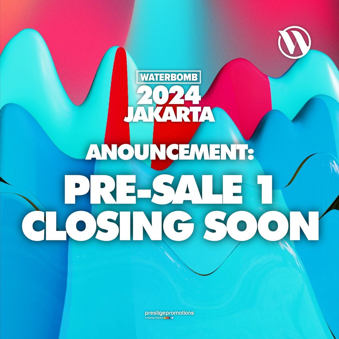 WATERBOMB Jakarta 2024 Pre-sale 1 Tickets