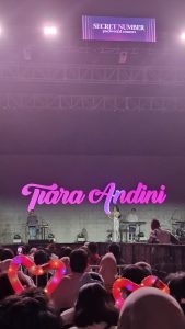 Tiara Andini Opens Secret Number Concert, Delighting the Audience with Hit Songs