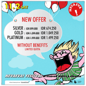 Limited New Ticket Prices for NEVAEVA! FESTIVAL 2024