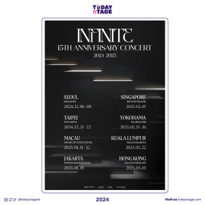 INFINITE to Hold 15th Anniversary Concert, Stopping in Jakarta January 2025