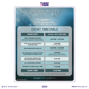 Jakarta Becomes the Final Stop, Note the DAY6 Concert Schedule for Today and Tomorrow