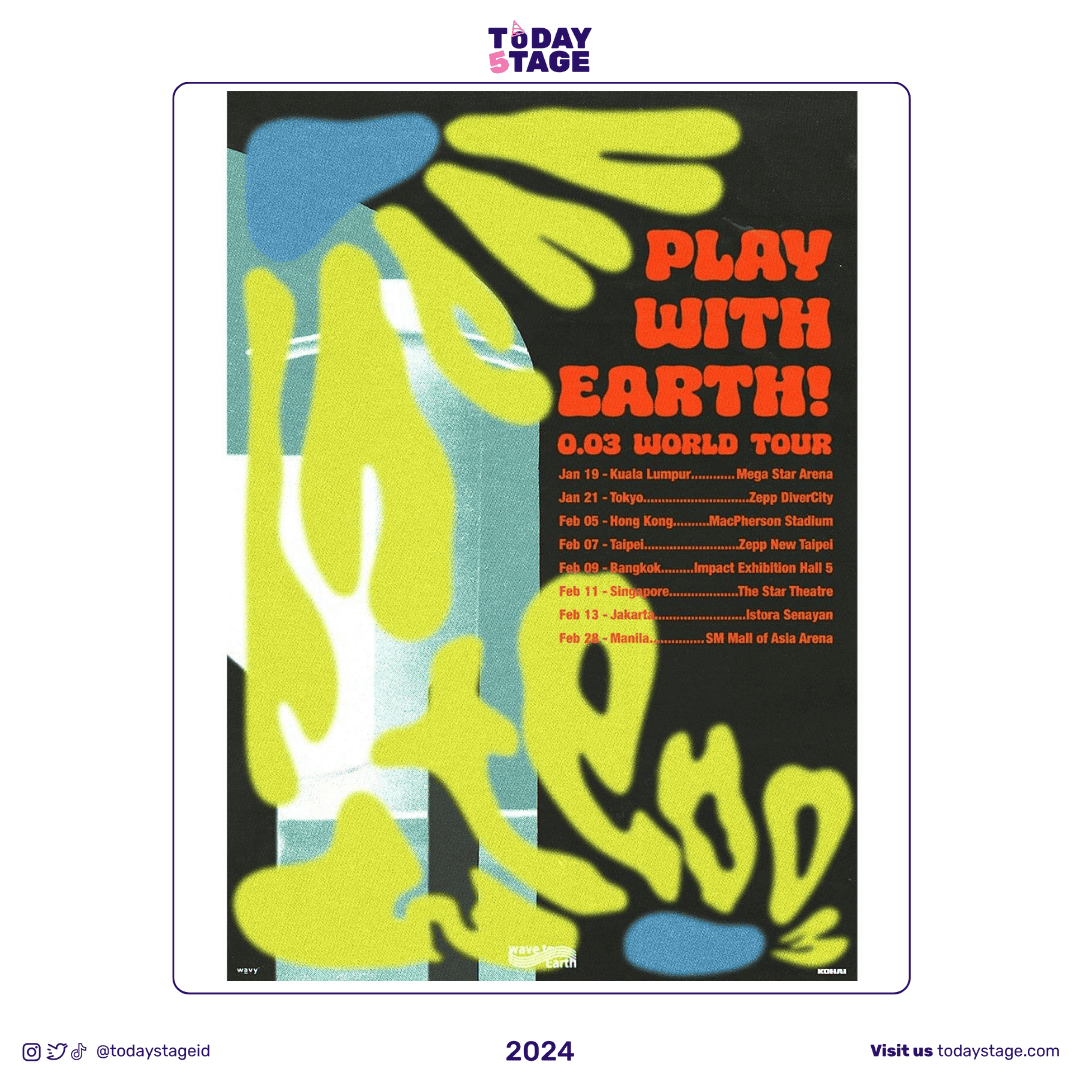 Wave to Earth Play with Earth! 0.03 World Tour Live in Jakarta: A Must-See Concert in February 2025!