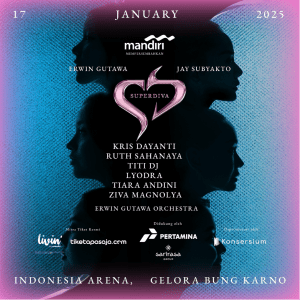November Cheer!! SUPER DIVA Across Eras Shakes Indonesia Arena with ERWIN GITAWA, JAY SUBYAKTO, KRIS DAYANTI, RUTH SAHANAYA, TITI DJ, LYODRA, TIARA, ZIVA