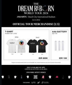 DPR Concert Tomorrow in Jakarta! Check Out and Get Official Tour Merchandise