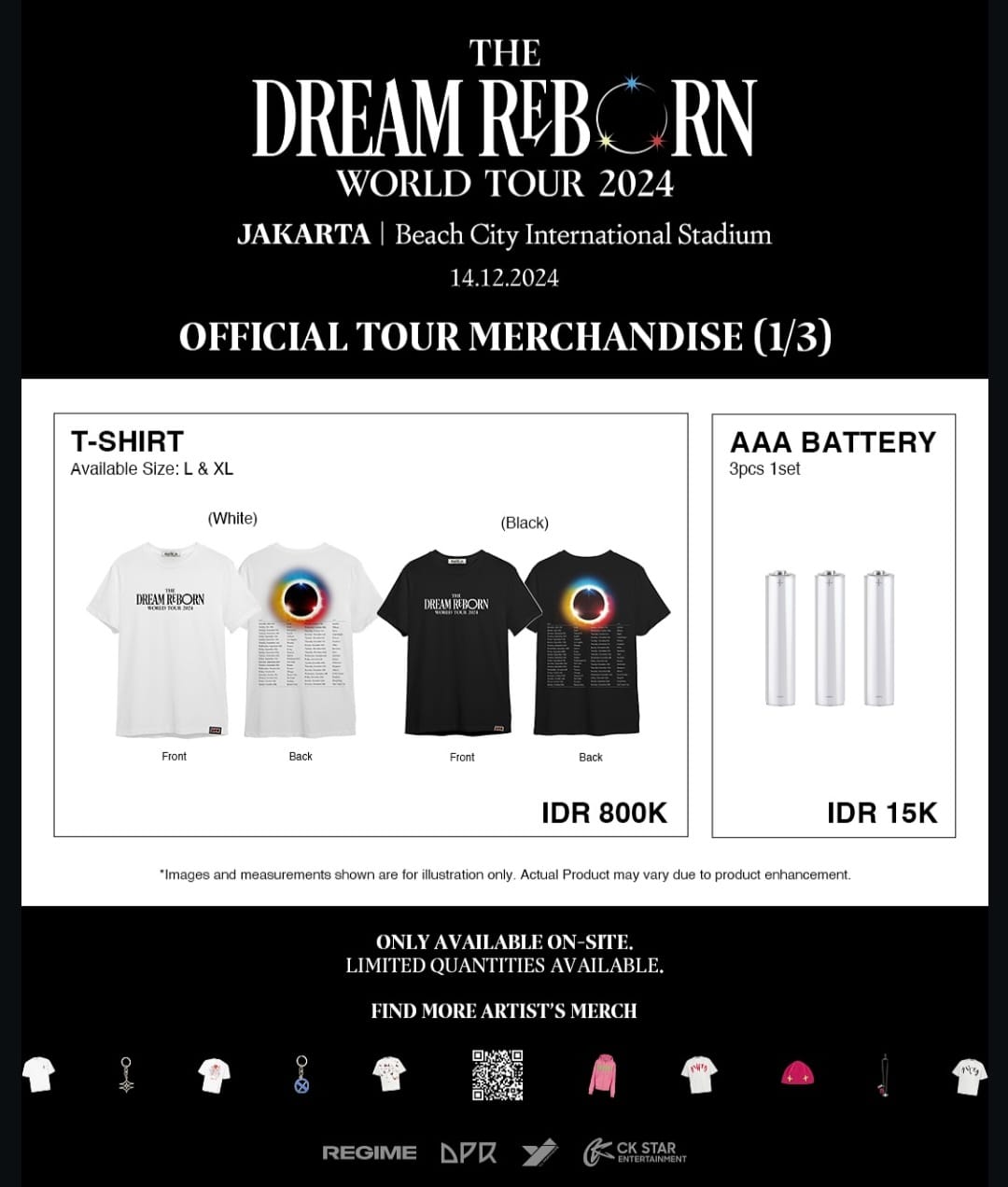 DPR Concert Tomorrow in Jakarta! Check Out and Get Official Tour Merchandise