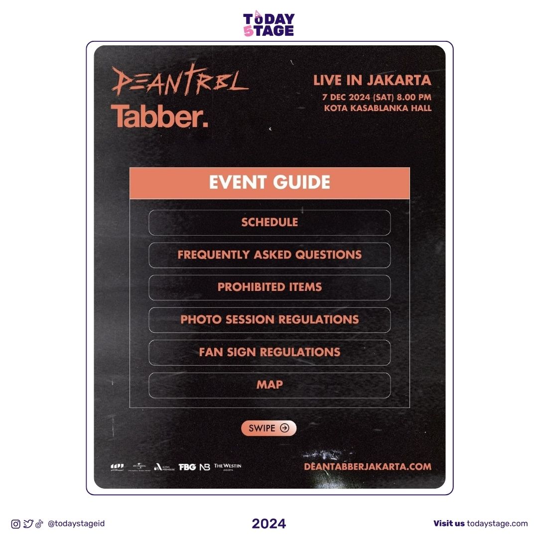 Rebels make sure to check this event guide for Dean & Tabber Concert In Jakarta