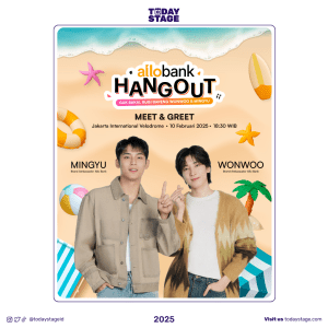 Today, Wonwoo & Mingyu at Allo Bank Hangout!
