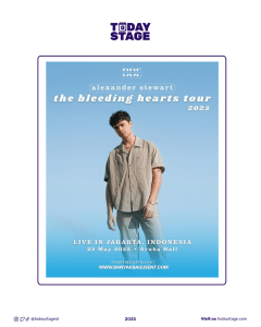 Alexander Stewart Ready to Rock Jakarta in “Bleeding Hearts” Tour