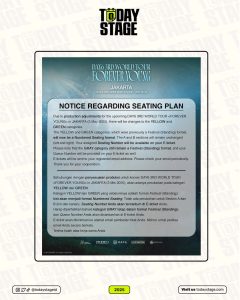 There is no refund option, here is the refund replacement at DAY6 Forever Young Jakarta later!