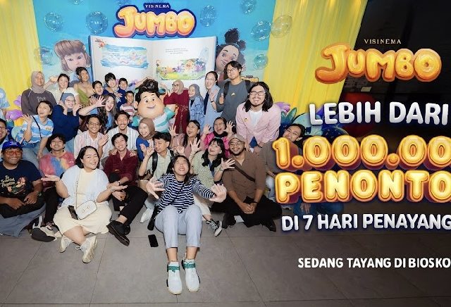 “JUMBO” Becomes the All-Time Highest-Grossing Indonesian Animated Film, Reaches 1 Million Viewers in Just 7 Days, and Ready to Go Global!