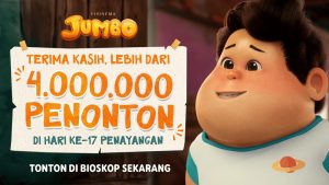“JUMBO” Animated Film Reaches Over 4 Million Viewers Director Ryan Adriandhy Fulfills Promise with Stand-Up Comedy Special, “JUMBO” Becomes the Highest-Grossing Animated Film of All Time in Southeast Asia