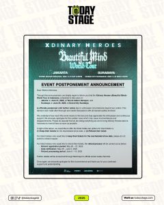 Xdinary Heroes Concert in Jakarta and Surabaya Postponed