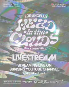 HEAD IN THE CLOUDS ANNOUNCES 2025 FESTIVAL LIVESTREAM FROM LOS ANGELES