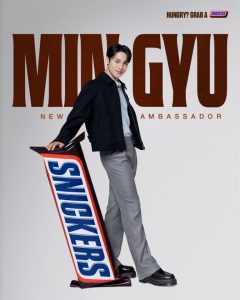 Snickers x Lotte Mart Presents a Special Collaboration with Mingyu of SEVENTEEN