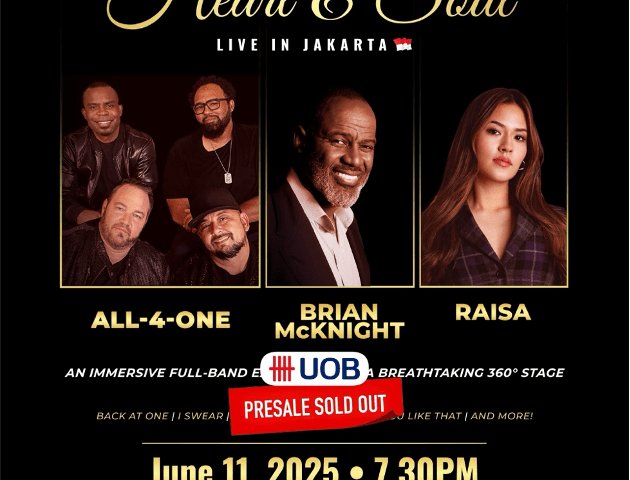 Heart & Soul Live in Jakarta 2025 UOB Presale Tickets Sold Out! General Public Sale Tickets Now Available at heartandsouljkt.com