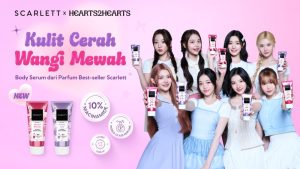 From Fan Request to Reality: Scarlett Becomes the First Indonesian Brand to Collaborate with Hearts2Hearts, Launching a New Body Serum Collection