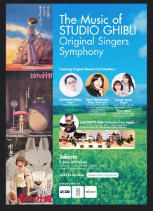 “The Music of Studio Ghibli – Original Singers Symphony”  Live Today at AFAID25 at Jakarta Convention Center A Special Symphony from Studio Ghibli Iconic Songs Performed by the Original Singers!