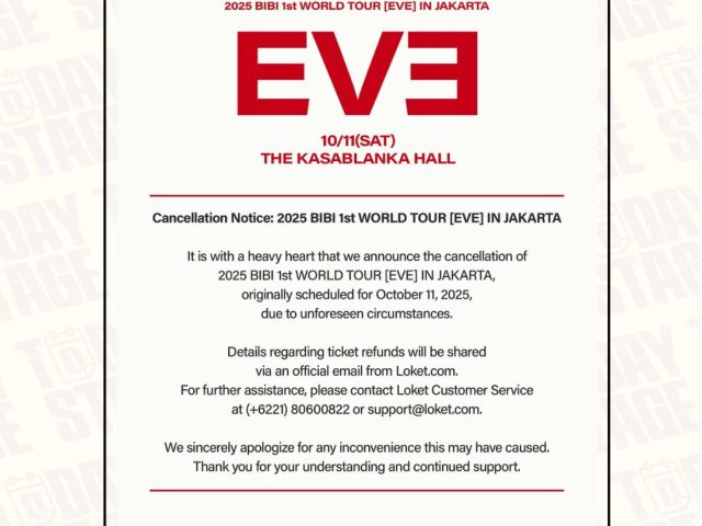 BIBI’s 2025 Jakarta Concert Canceled Due to Unforeseen Circumstances