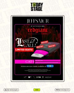 Last Call! Don’t Miss Jeff Satur’s “RED GIANT” Concert in Jakarta