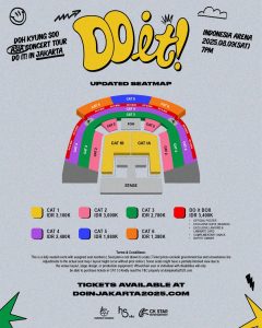 Doh Kyung Soo Is Ready to Take the Stage in Jakarta – Updated Seatmap for a More Intimate Experience!