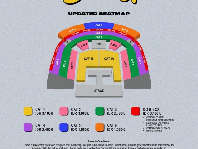 Doh Kyung Soo Is Ready to Take the Stage in Jakarta – Updated Seatmap for a More Intimate Experience!