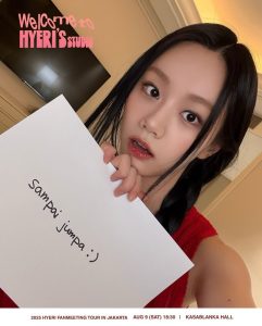 Hyeri to Hold Fan Meeting in Jakarta This Saturday!