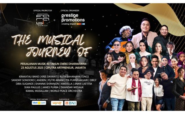“The Musical Journey Of” — Celebrating 40 Years of Dwiki Dharmawan’s Legendary Musical Career with Indonesia’s Iconic Musicians