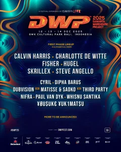 Djakarta Warehouse Project 2025 in Bali: Calvin Harris, Skrillex & More