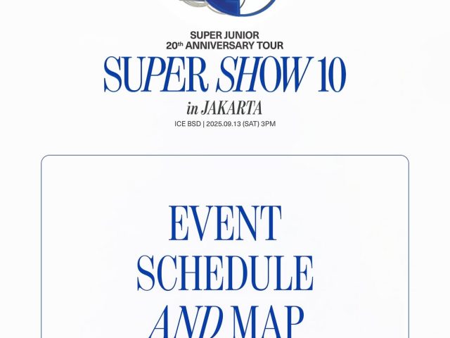 SUPER JUNIOR 20th Anniversary TOUR  in JAKARTA – Time Schedule and Event Map