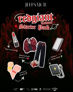 Dress Code & Starter Pack for Jeff Satur’s “Red Giant” Concert in Jakarta!