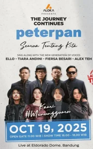 After Being Postponed, Peterpan’s Concert in Bandung Set for October 19, 2025