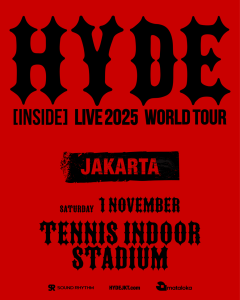 HYDE [INSIDE] LIVE 2025 WORLD TOUR — THE ONLY ASIA SHOW! Jakarta Welcomes Japanese Rock Legend HYDE!