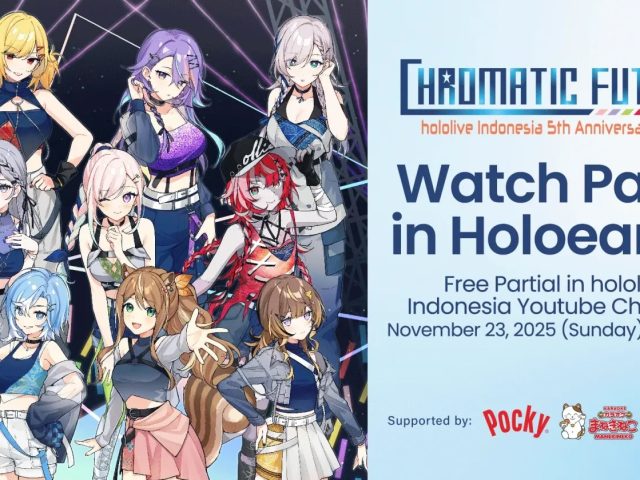 Holoearth Presents  “hololive Indonesia 5th Anniversary LIVE – Chromatic Future – Watch Party in Holoearth” A Special Limited-Paid Event Featuring the Full Concert Replay